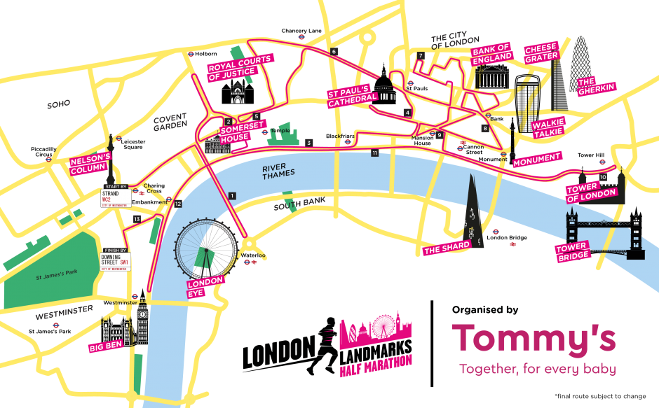 London Landmarks Half Marathon LLHM